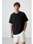 Erkek Oversize 0 Yaka T-Shirt 88379 1