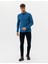 Pierre Cardin Erkek Açık Lacivert Slim Fit Basic Sweatshirt 50276035-VR059 4