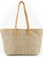Suni Deri Biyeli Hasır Totebag Çanta 68851 1