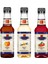 3'lü Şurup Seti (Karamel + Vanilya + Çilek) Kahve ve Kokteyl Şurubu 3x250ml 1
