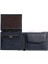 Bozuk Paralıklı Pisotlu Lacivert Hakiki Deri Yatay Erkek Cüzdanı - GRD2403XW22562 3