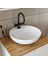 Lavabolu Banyo Dolabı Mat Beyaz Mdf 60 cm Çekmeceli Banyo Dolabı+Aynalı Üst Dolap+2 Adet Boy Dolap 4