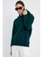Koyu Yeşil Hoodie, Oversize Hoodie, Kadın Hoodie 3