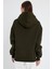 Haki Hoodie, Oversize Hoodie, Kadın Hoodie 5