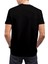 Kamp Baskılı Siyah Unisex T-Shirt 2