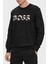 Logolu Bisiklet Yaka Pamuklu Relaxed Fit Sweat Erkek Sweat 50507939 001 1
