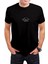 Kedi Baskılı Siyah Unisex T-Shirt 1