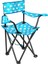 Çocuk Kamp Sandalyesi Çocuk Katlanır Kamp Sandalyesi Tek Kişilik Şık Tekli Metal Turkuaz 1