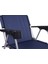 Tekno Trust Metal 140 kg Taşima Kapasiteli Lüks Bardaklıklı Kamp & Piknik Sandalyesi Lacivert 3 - 6 kg Tek Kişi 3
