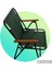 Tekno Trust Katlanabilir Katlanır Plaj Bahçe Balkon Sandalyesi Tekli 2 - 4 kg Tek Kişilik Metal Pembe 2
