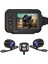 Motosiklet Araç Sı, 2 Inç IPS Ekran 1080P + 720P Çift Ahd Bisiklet Dashcam G-Sensor Park Modu Sürüş Kaydedici Siyah (Yurt Dışından) 1