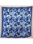 Hediyelik Mavi Fular Bandana Modern Göz Desenli 4