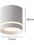 LED Sıva Altı Spot Işığı Tavan Işığı Spot Işığı 220V 12W Yüzeye Montaj Işığı Siyah (Yurt Dışından) 2