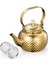 Xin Yue Zhang Paslanmaz Çelik Demlik 1,2 L, Çıkarılabilir Filtreli Su Isıtıcısı Çaydanlık-Çay Veya Diğer Çayları Filtrelemek Için, Altın (Yurt Dışından) 1