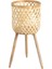 Saksı Bambu Rattan Saksı Dimi Balkon Çiçek Kutusu Çiçek Sergileme Rafı M (Yurt Dışından) 2