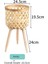 Saksı Bambu Rattan Saksı Dimi Balkon Çiçek Kutusu Çiçek Sergileme Rafı M (Yurt Dışından) 3