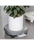 Bitki Paleti,tekerlekli ve Su Hazneli Bitki Standı, Saksı, Rulolu Yuvarlak Saksı, Beyaz (Yurt Dışından) 5
