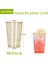 Altın Parıltılı Plastik Şarap Bardakları, Şarap Kadehleri, Tumbler Bardaklar, Şeffaf Bardaklar Kokteyl Martini Için Yeniden Kullanılabilir Içme Partisi (Yurt Dışından) 5