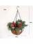 Yapay Noel Asılı Sepet, Dekore Edilmiş, Berry Salkımları, Noel Koleksiyonu Dekoru C (Yurt Dışından) 2