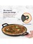 Dökme Demir Pizza Tavası Çelik Pizza Ocağı, Kulplu Derin Taş Fırın Veya Gazlı Tava, 30X30CM (Yurt Dışından) 3