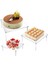 Akrilik Cupcake Standı, 3 Adet Kare Şeffaf Kek Standı Tatlı Masa Ekran Seti Gıda Kek Pizza Tatlı Ekran (Yurt Dışından) 2