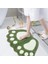 Sevimli Banyo Paspas Halı Su Emici Olmayan Yeşil Büyük Ayaklar Hızlı Kuru Yumuşak Mikrofiber Halı Banyo Oturma Odası Için (Yurt Dışından) 5