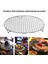 Xin Yue Zhang 304 Paslanmaz Çok Amaçlı Çelik Yuvarlak Izgara Ağı Ayak Barbekü Rafı Buharlı Pişirme Rafı Kamp Açık Barbekü Kafesleri (Yurt Dışından) 2