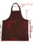 Xin Yue Zhang Kasaplar Için Düz Önlük Ön Cep Mutfak Pişirme Zanaat Pişirme Garson - Kahverengi (Yurt Dışından) 2