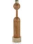 Traverten Kaideli Ahşap Toplu Mumluk 6X31CM 1