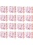 Xin Yue Zhang 100 Adet 9X12CM Kalp Baskılı Pembe Organze Çantalar Takı Kese Çanta Organze Büzgülü Torbalar Düğün Şekeri Hediye Keseleri (Yurt Dışından) 4