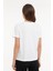W-Kepy Long T-Sh 4 Fx Beyaz Kadın Kısa Kol T-Shirt 2