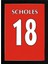 Paul Scholes Jersey 21 x 30CM - Siyah Çerçeveli 1