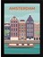 Amsterdam, Hollanda Poster Tablo 21 x 30CM - Siyah Çerçeveli 1