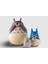 Komşum Totoro Ailesi 3'lü Set Boyalı Figürler 15-10-5 cm 1