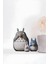 Komşum Totoro Ailesi 3'lü Set Boyalı Figürler 15-10-5 cm 2