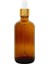100 ml Amber Cam Şişeler ve Altın/Beyaz Cam Pipetler 10 Adet 2