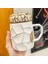 Mozaik Tasarımlı Seramik Kapaklı Sıcak Tutan Kupa Bardak Fincan Mug Mini Motivasyon Termos 500 Ml. 1