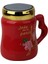 Paris Tasarımlı Aynalı Kapaklı Sıcak Tutan Kupa Bardak Fincan Mug Mini Motivasyon Termos 500 Ml. 4
