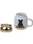 Bear Ayıcık Tasarımlı Sıcak Tutan Kapaklı Kupa Bardak Fincan Mug Mini Motivasyon Termos 400 Ml. 4