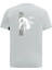 JACK WOLFSKİN Vonnan S/S Graphic T M 1809941TR-6709 ERKEK Açık Gri Tişört 4