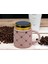 Ekose Tasarımlı Aynalı Kapaklı Sıcak Tutan Kupa Bardak Fincan Mug Mini Motivasyon Termos 450 Ml. 1