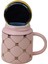 Ekose Tasarımlı Aynalı Kapaklı Sıcak Tutan Kupa Bardak Fincan Mug Mini Motivasyon Termos 450 Ml. 4