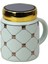 Ekose Tasarımlı Aynalı Kapaklı Sıcak Tutan Kupa Bardak Fincan Mug Mini Motivasyon Termos 450 Ml. 4
