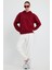 Bordo Hoodie, Oversize Hoodie, Kadın Hoodie 2
