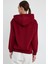 Bordo Hoodie, Oversize Hoodie, Kadın Hoodie 4