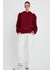 Bordo Hoodie, Oversize Hoodie, Kadın Hoodie, Kanguru Cepli Hoodie 1