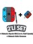1. ve 2. Nesil Nintendo Figürlü Sevimli Silikon Kılıf ve Nintendo Kablo Koruyucu Ikili Set 1