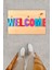 3D Baskı Özel Tasarım Welcome Ahşap Kapı Önü Paspası 1
