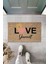 3D Baskı Özel Tasarım Love Yourself Ayıcık Desen Paspas 1