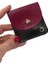 Ö Harfli Kare Model Bordo (Epi Baskılı ) & Siyah Hakiki Deri Mini Bozuk Para Cüzdanı Airpod 1